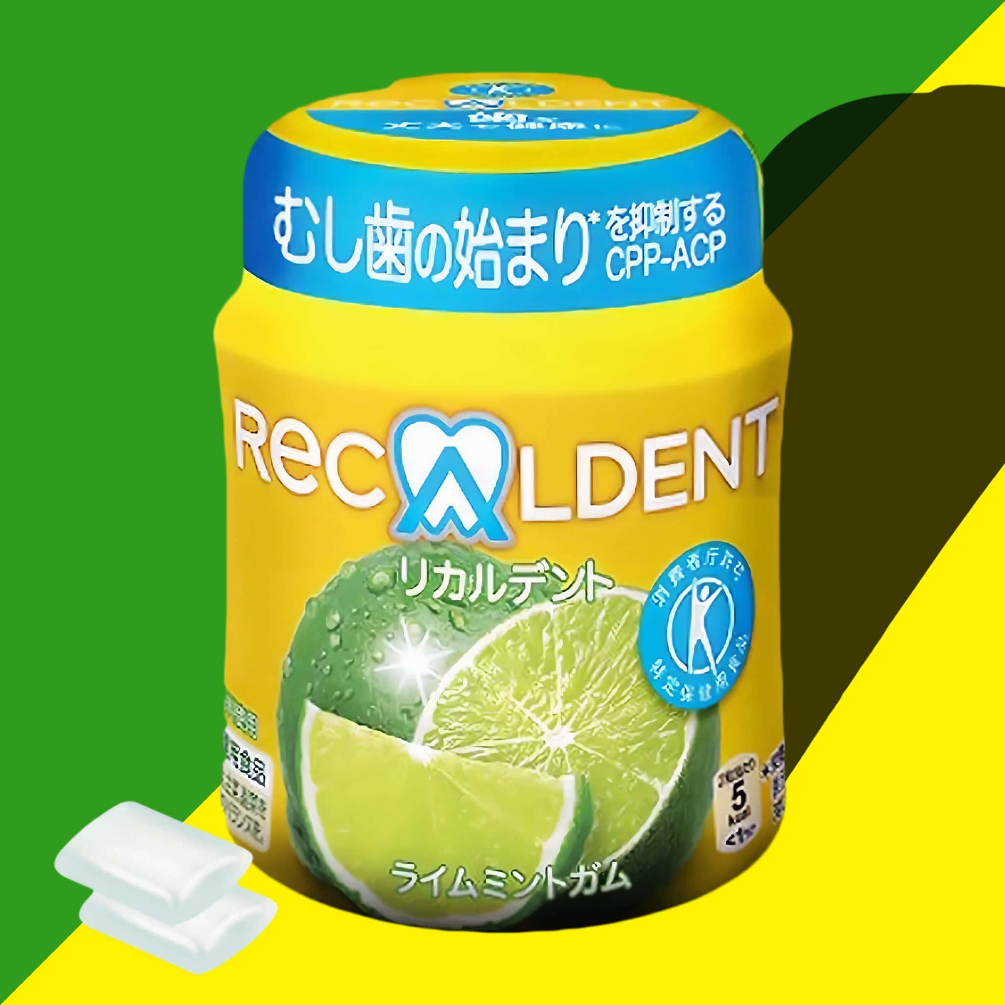 Recaldent Gum (LimeMint Flavour)