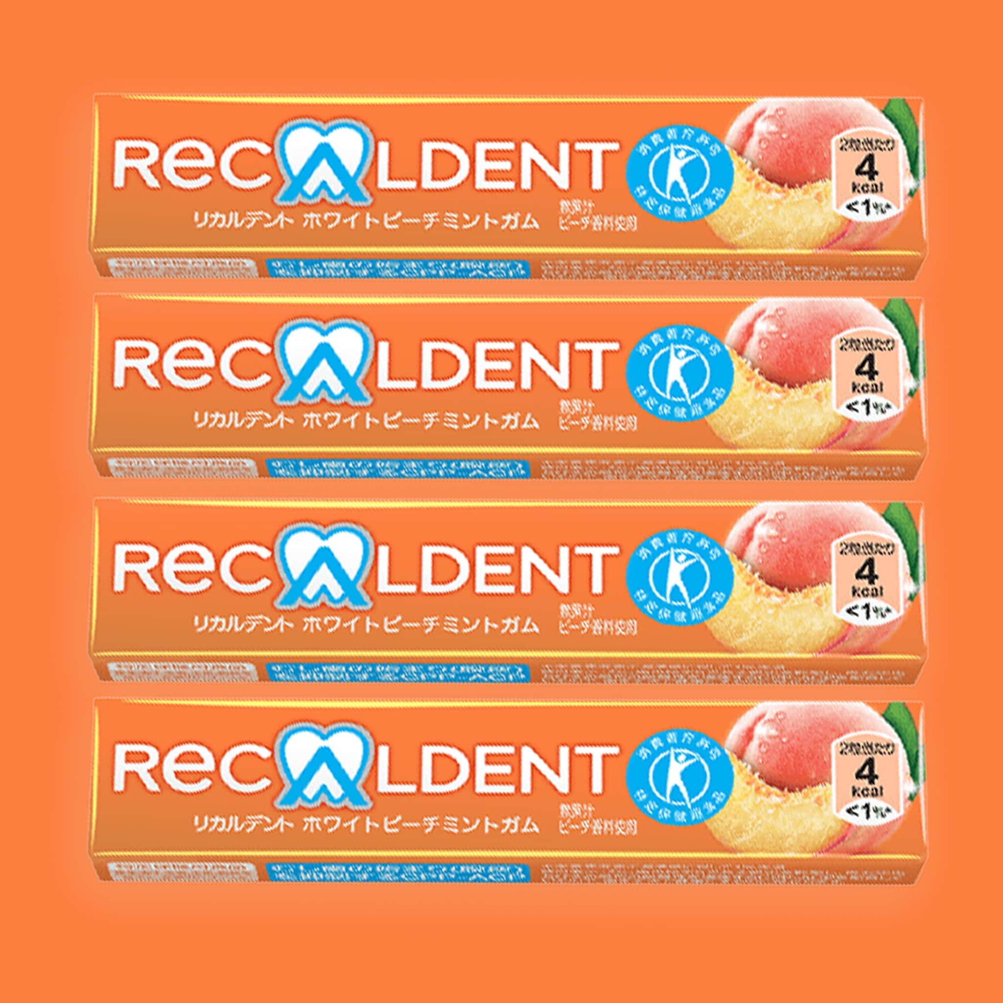 Recaldent Peach Sticks