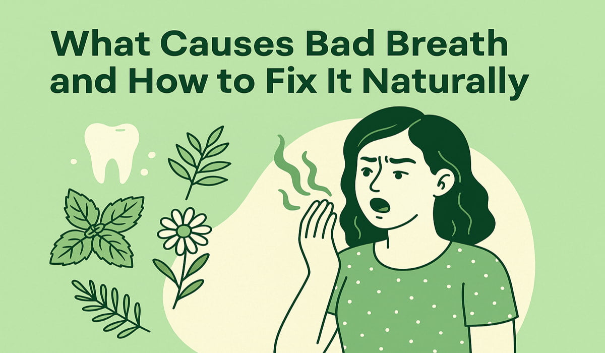What Causes Bad Breath and How to Fix It Naturally
