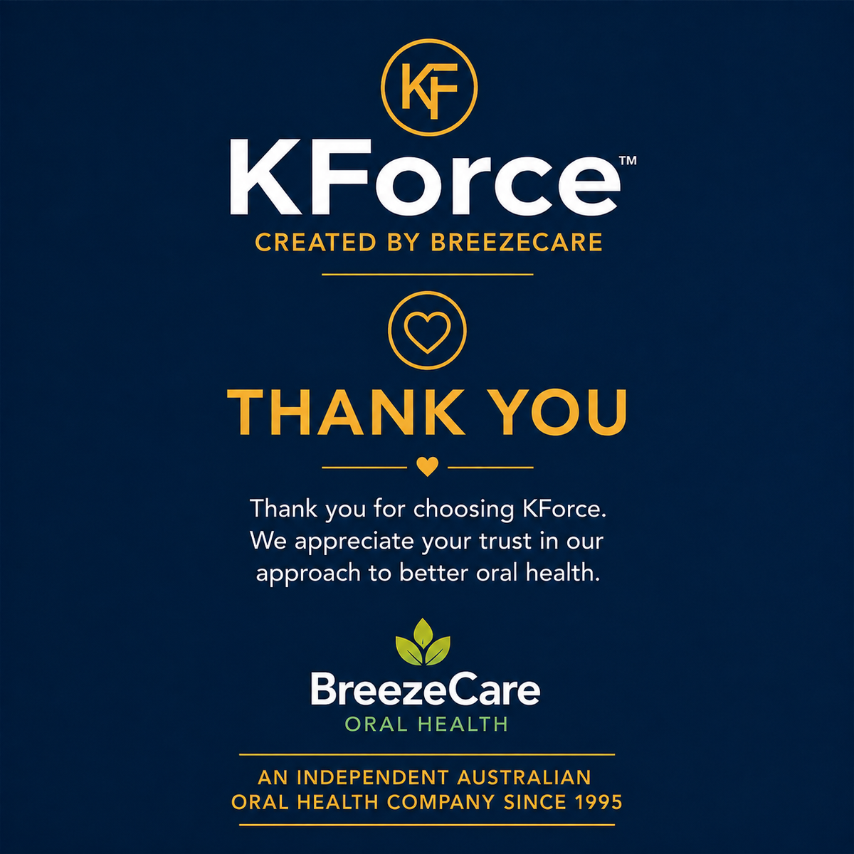 Thank You - KForce Daily Care Duo