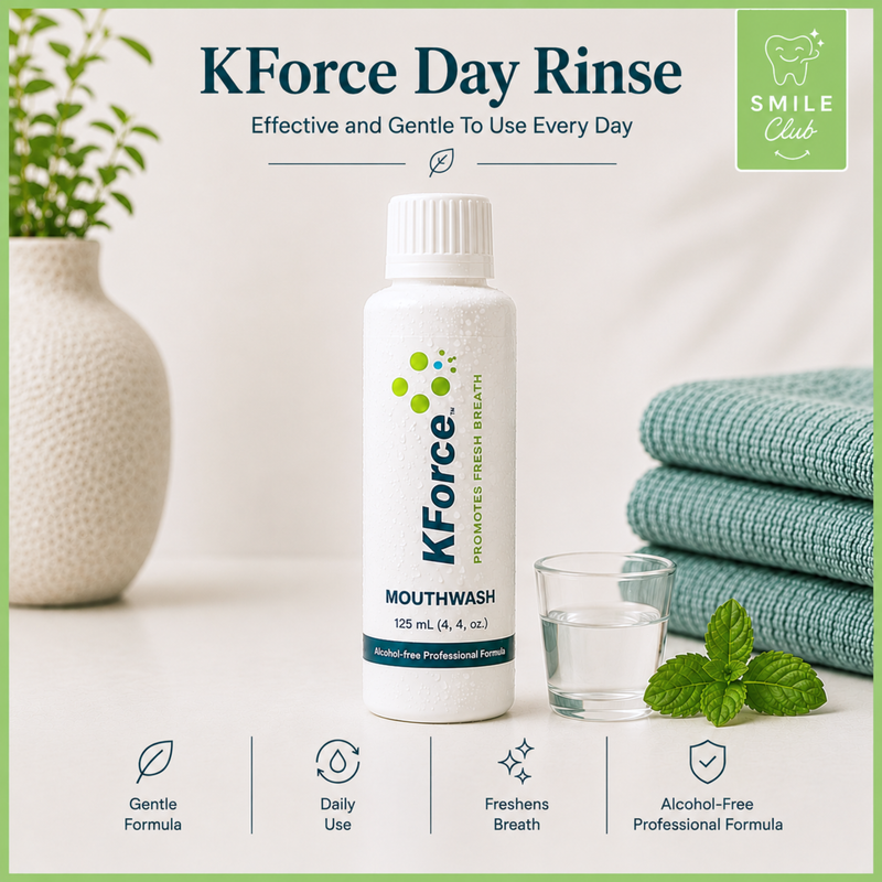 Day Rinse. Freshness Support Between Meals.