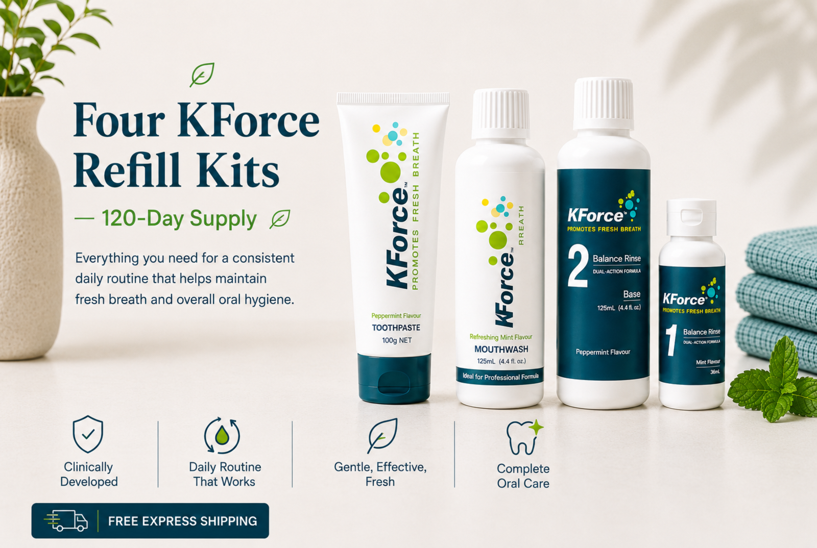 SAVE 40% with Four KForce Refill Kits