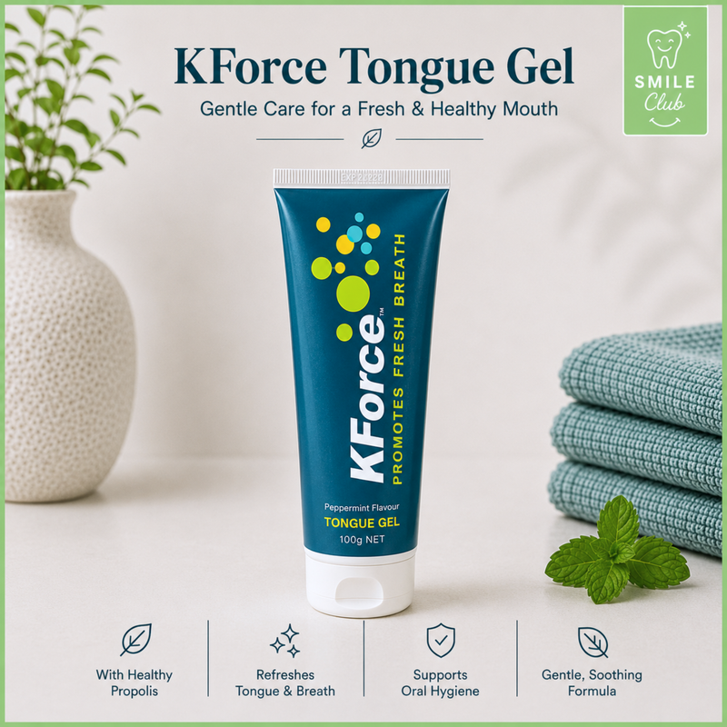 KForce Tongue Gel. Daily Care for the Source of Bad Breath.